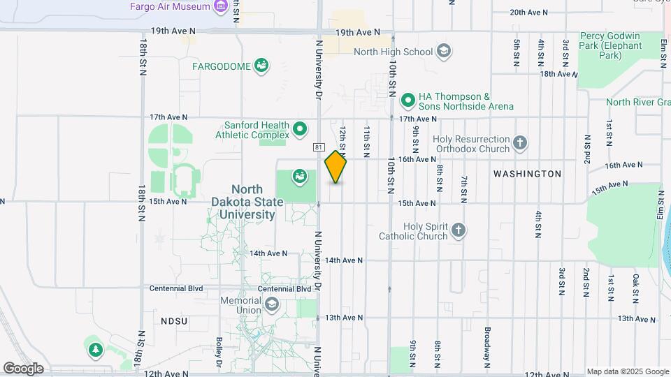 1514 12th St N Map and Location Details