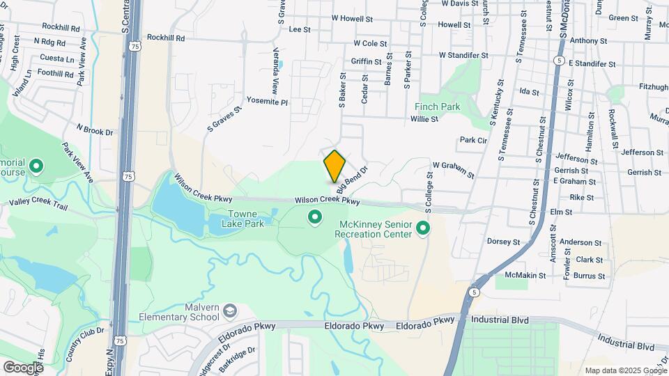 1220 Big Bend Dr Map and Location Details