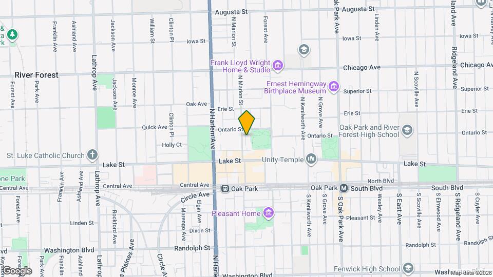 170 N Marion St Map and Location Details