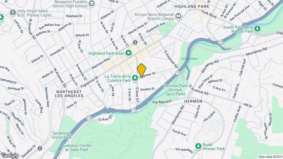 211 S Ave 57 Map and Location Details