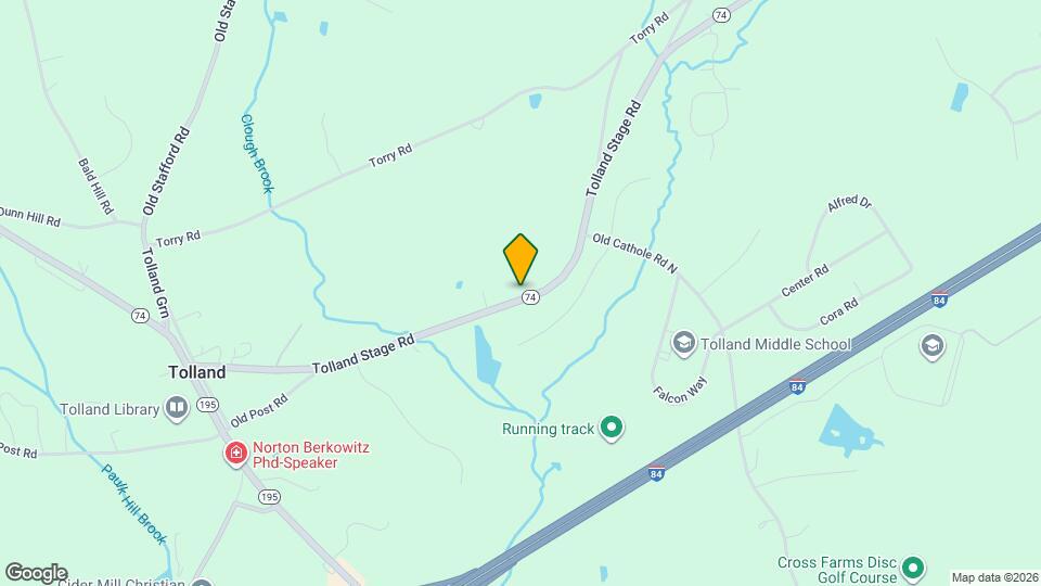 895 Tolland Stage Rd Map and Location Details