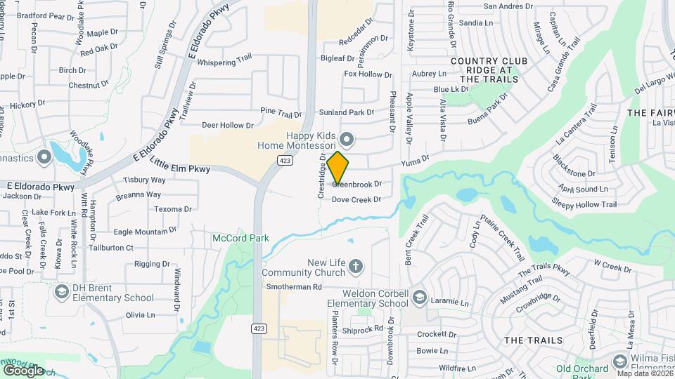 2416 Greenbrook Dr Map and Location Details