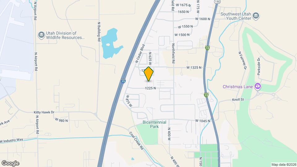 1260 N 650 W Mapa y Detalles de la Ubicación