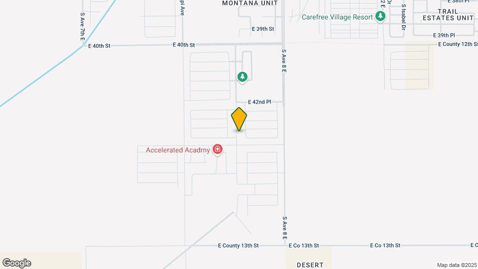 4367 S Desert Willow Wy Map and Location Details