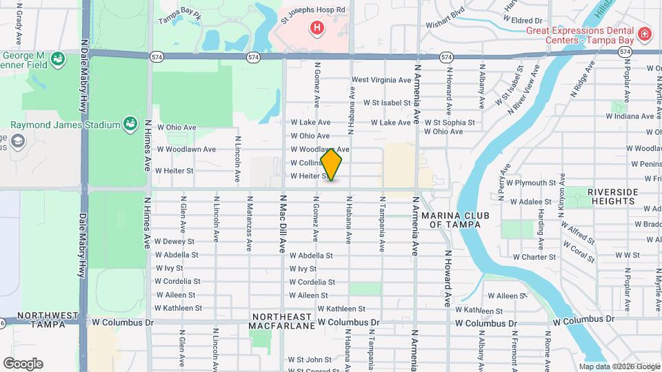 2913 W Tampa Bay Blvd Mapa y Detalles de la Ubicación