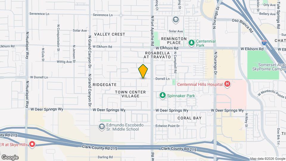 9225 Dorrell Ln Map and Location Details