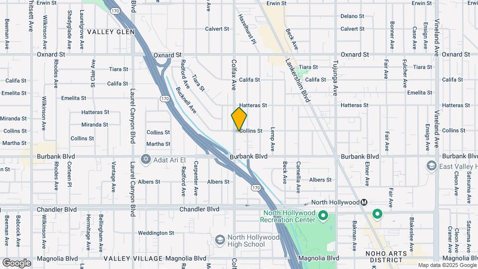 5652 Colfax Ave Map and Location Details