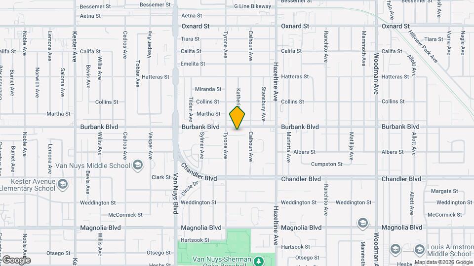 14240 Burbank Blvd, Unit 111 Mapa y Detalles de la Ubicación