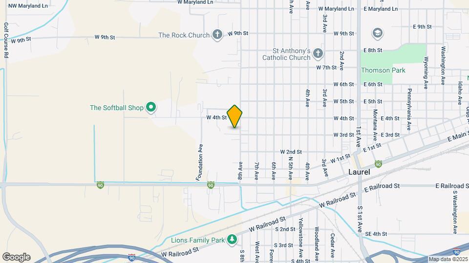 809 W 3rd St Map and Location Details