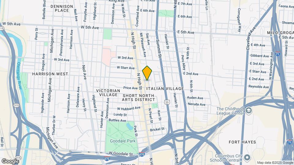 925 Mt Pleasant Ave Map and Location Details
