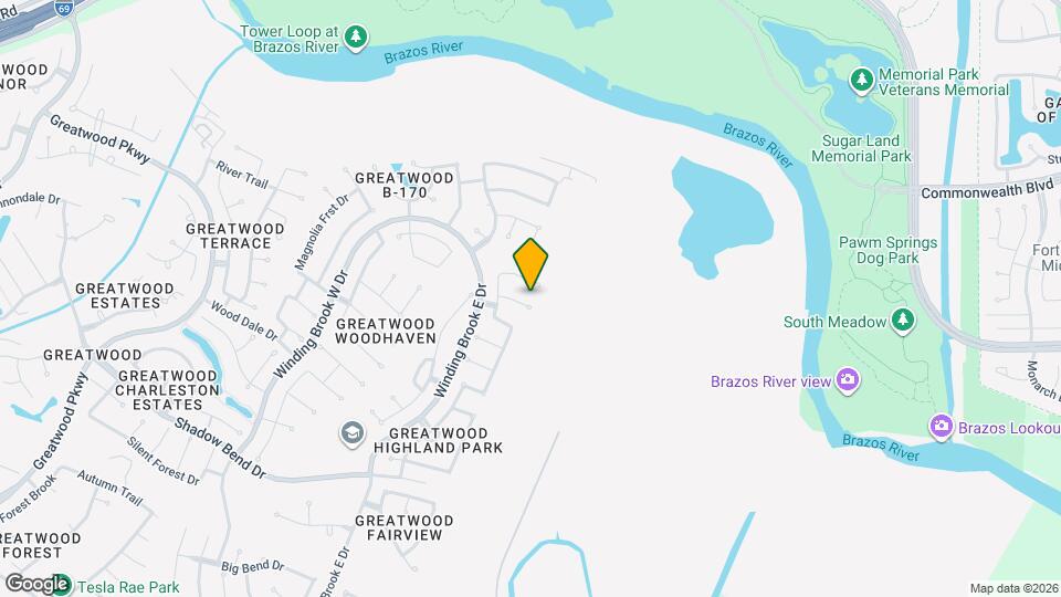 8123 Buffalo Springs Ct Map and Location Details