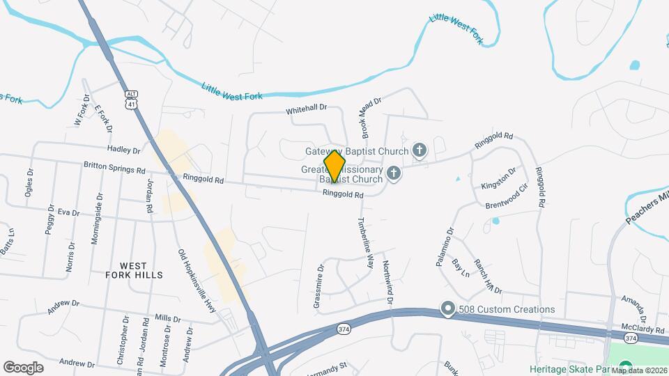 236 Moncrest Dr Map and Location Details