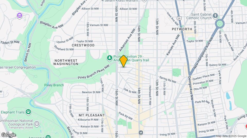 1452 Spring Rd NW Map and Location Details