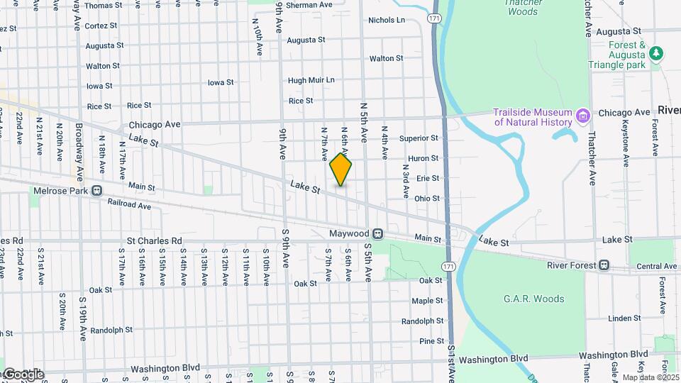 601-611 Lake St Map and Location Details