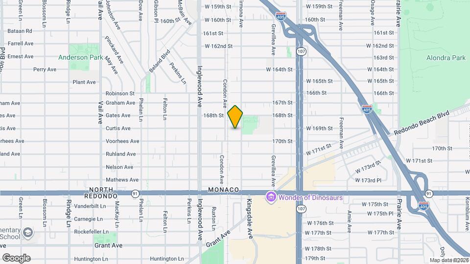 4612 W 169th St Map and Location Details