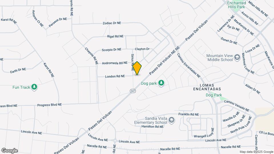 6618 Sydney Drive NE Map and Location Details