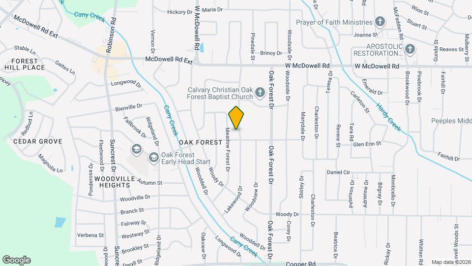 2975 Lakewood Dr Mapa y Detalles de la Ubicación