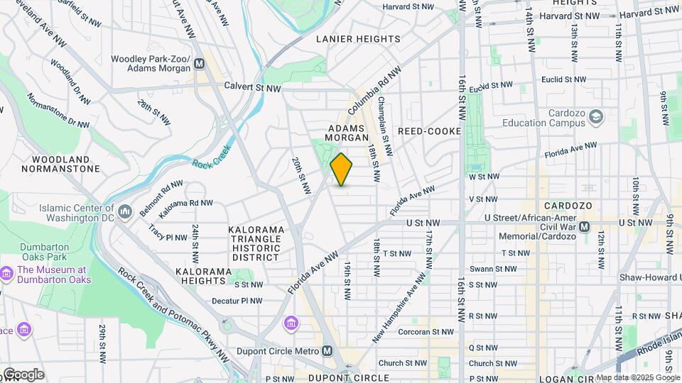 1860 Wyoming Ave NW Map and Location Details