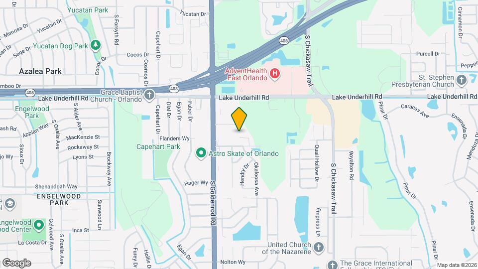 7607 High Meadow Cir Map and Location Details