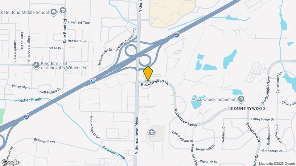 Rockcreek Apartments Map and Location Details