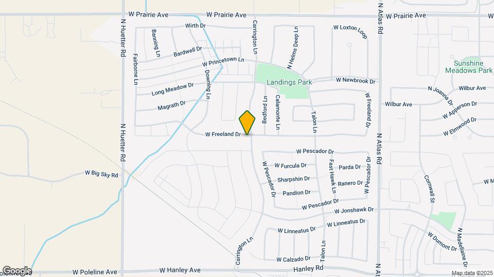 2275 W Freeland Dr Map and Location Details
