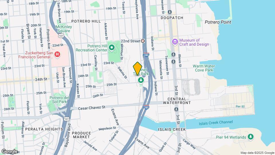 1053 Mississippi St Map and Location Details