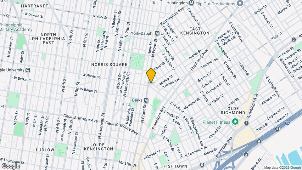 2003 Amber St Mapa y Detalles de la Ubicación