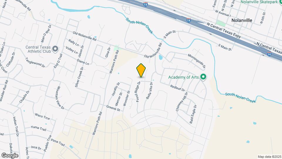 4008 Fossil Ridge Dr Map and Location Details