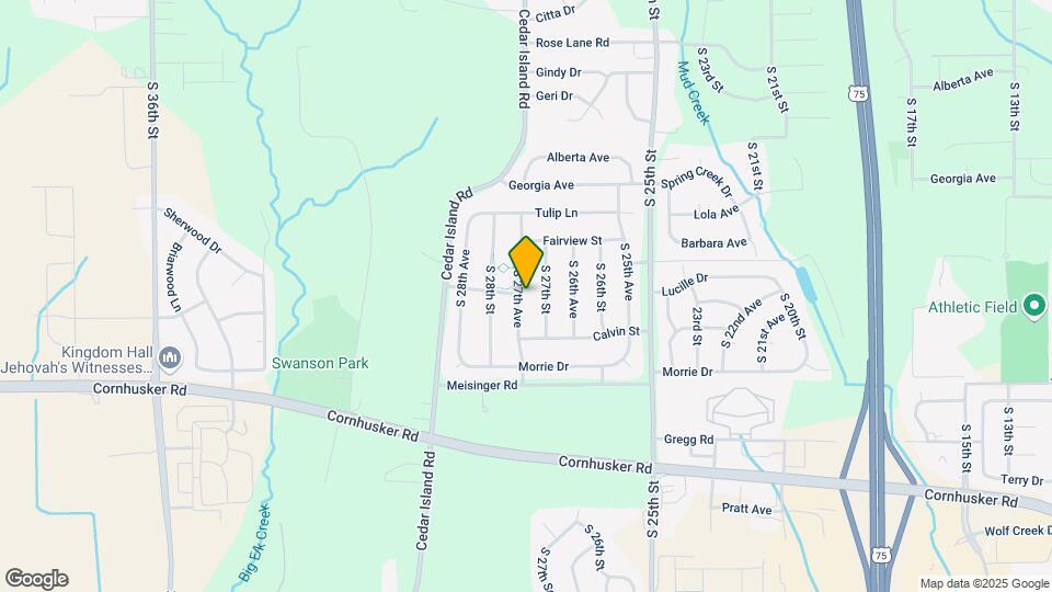 9601 S 27th Ave Map and Location Details