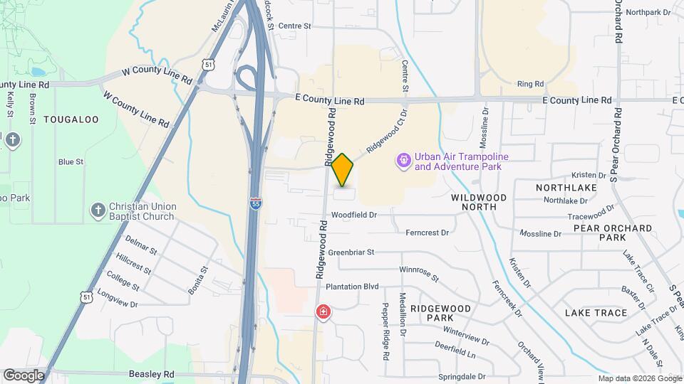 2601 Jamestown Way Map and Location Details