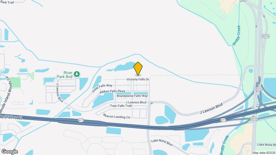 2233 Victoria Falls Dr Mapa y Detalles de la Ubicación