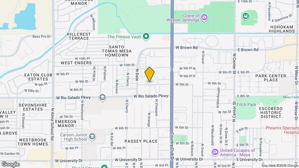 The Oaks Apartments Map and Location Details