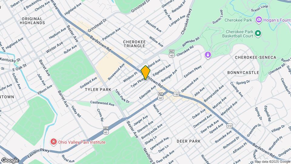 1841 Edgeland Ave Map and Location Details