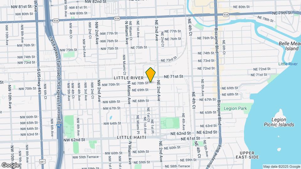 166 NE 70th St Map and Location Details