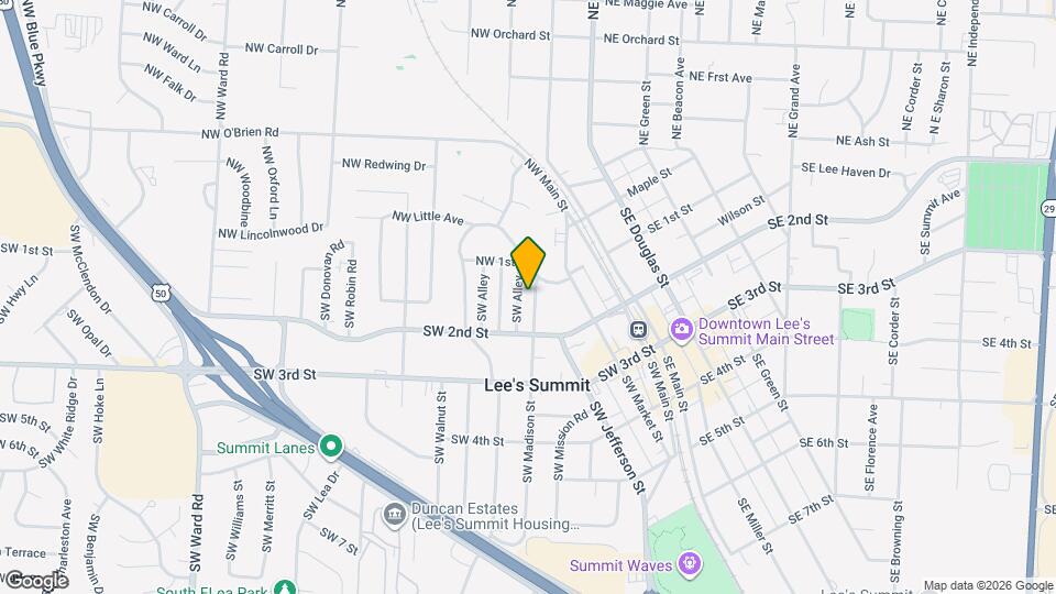 108 SW Madison St Map and Location Details