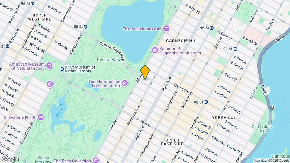 9 E 84th St Mapa y Detalles de la Ubicación