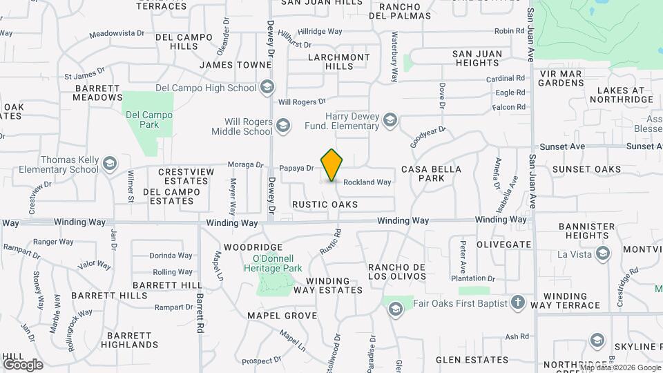 4745 Rustic Rd Map and Location Details