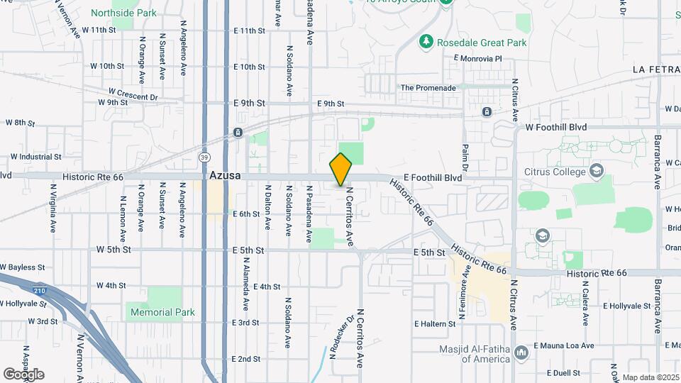625 N Cerritos Ave Map and Location Details