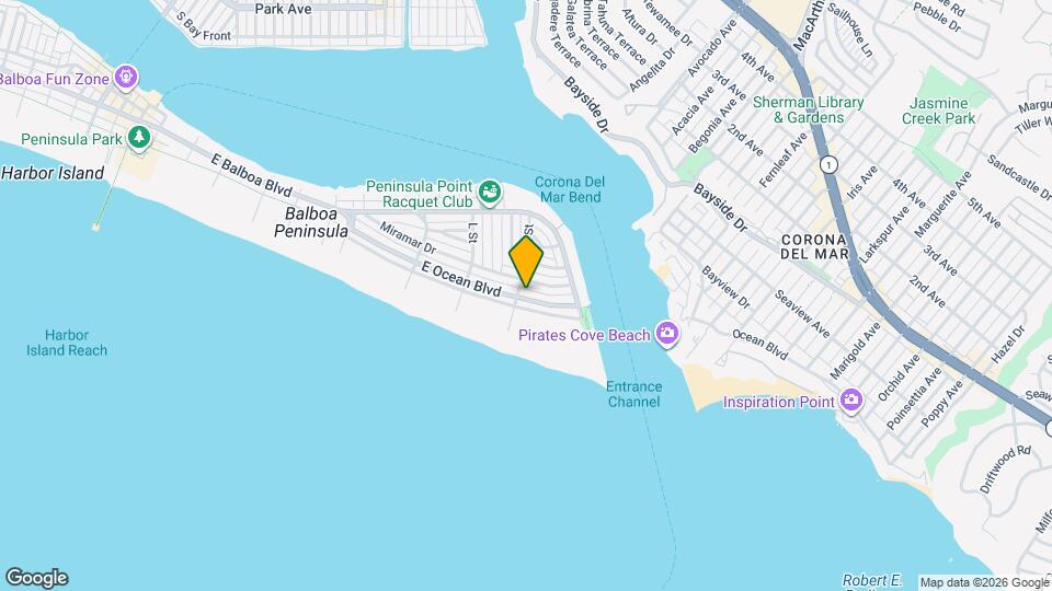 2104 E Ocean Blvd Map and Location Details