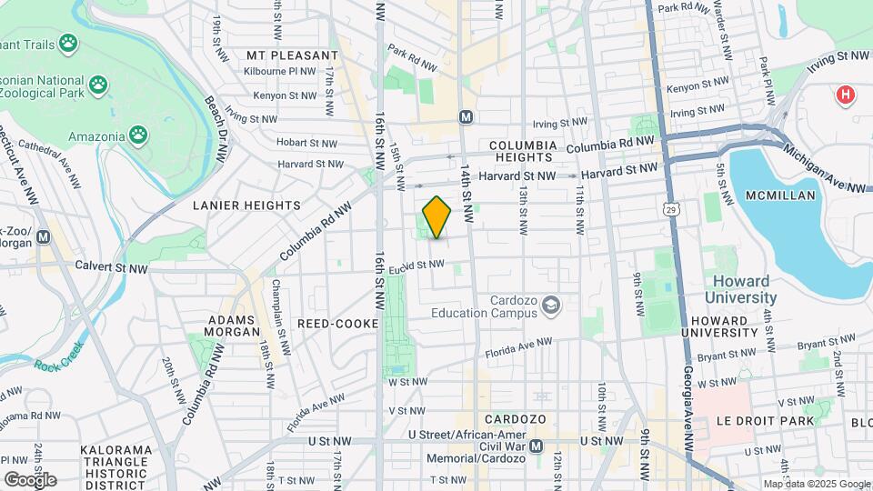 1450 Fairmont St NW Map and Location Details