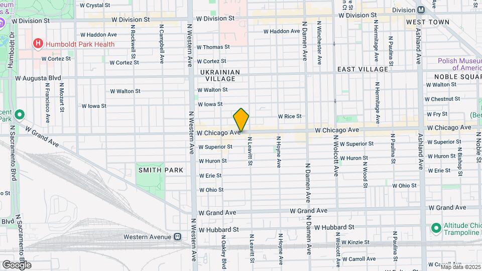 2217 W Chicago Ave Map and Location Details