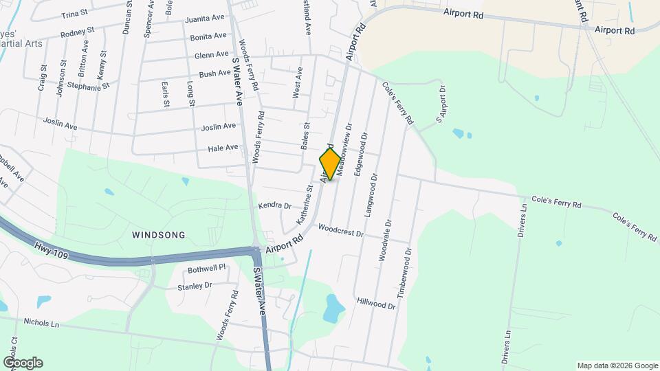 1164 Meadowview Dr Map and Location Details