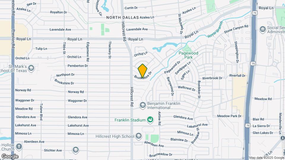 6940 Brookshire Dr Map and Location Details