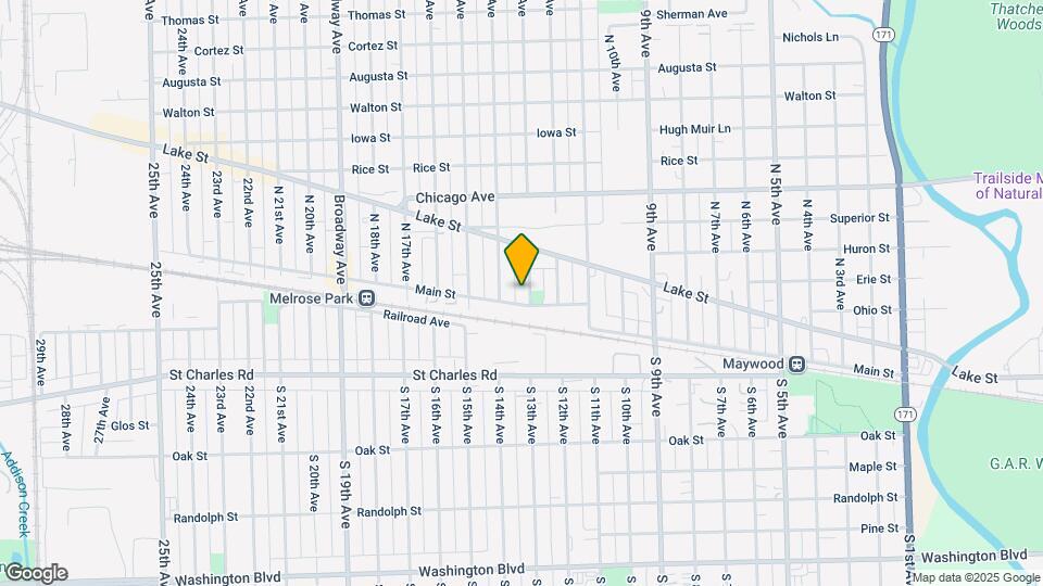 104 N 13th Ave Map and Location Details
