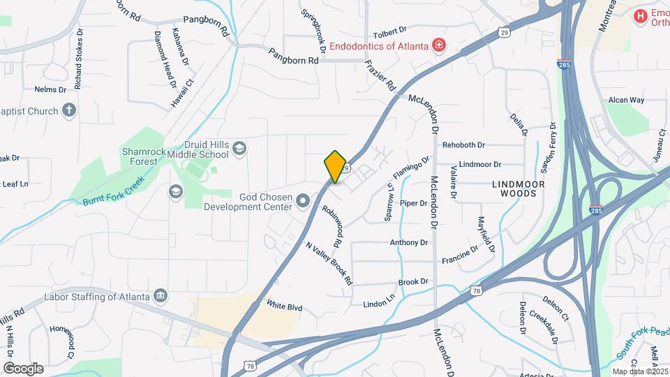 2429 Lawrenceville Hwy, Unit #8 Mapa y Detalles de la Ubicación