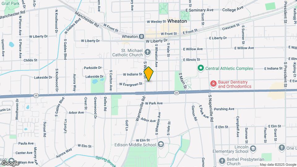 326 W Evergreen St Mapa y Detalles de la Ubicación