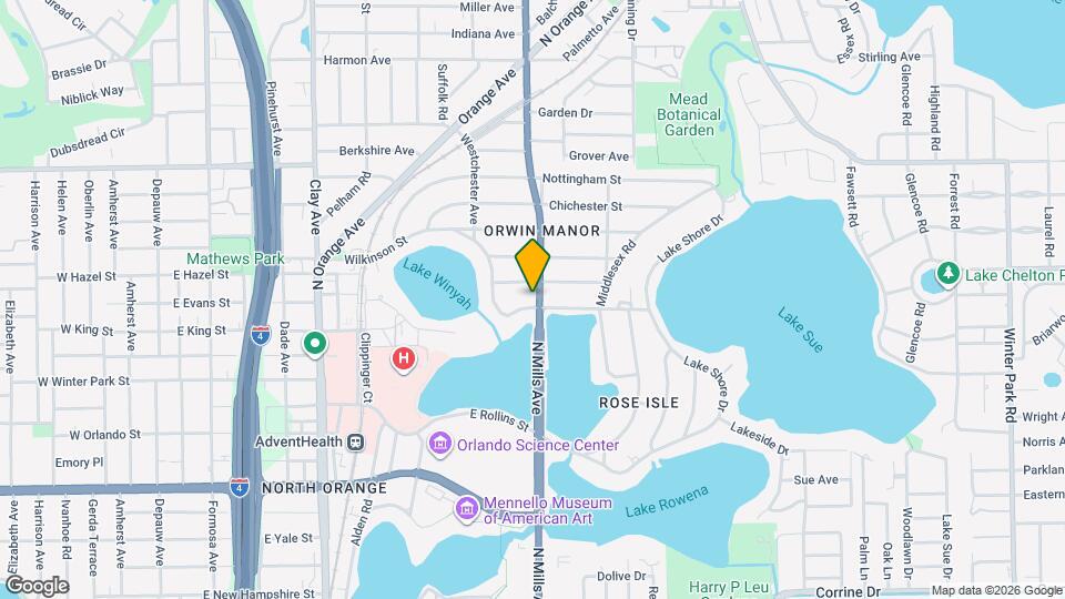 2900 N Mills Ave Map and Location Details