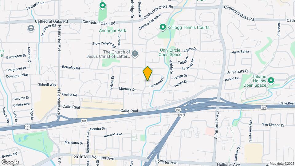 286 N Kellogg Ave Map and Location Details