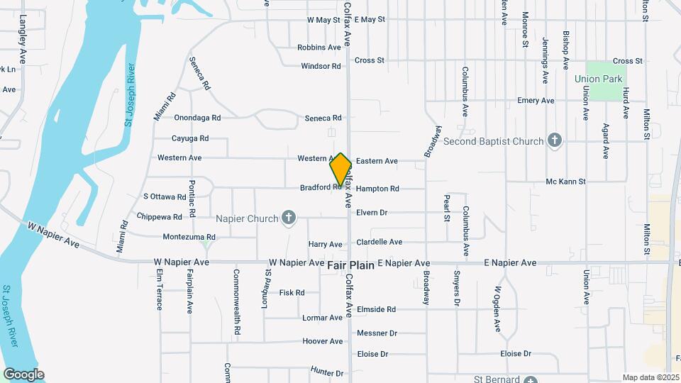 1548 Colfax Ave Mapa y Detalles de la Ubicación