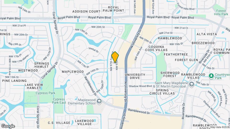1662 NW 97th Ave Mapa y Detalles de la Ubicación